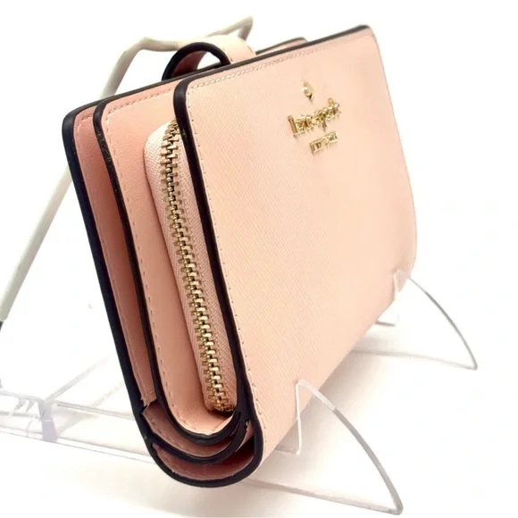 Kate Spade Leila Medium Compact Bifold Wallet Light Pink
